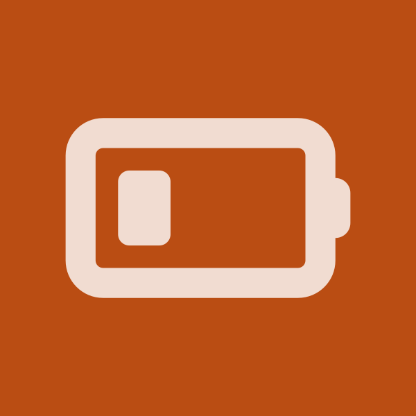Low battery icon