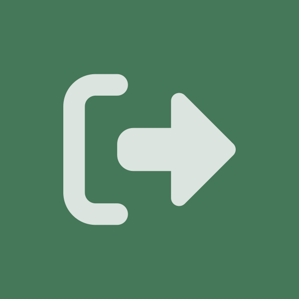 Arrow pointing out of a square icon